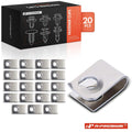 20Pcs Metal Suspension Nut Retainer Clips for Honda Acura 