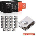 20Pcs Metal Suspension Nut Retainer Clips for Honda Acura 