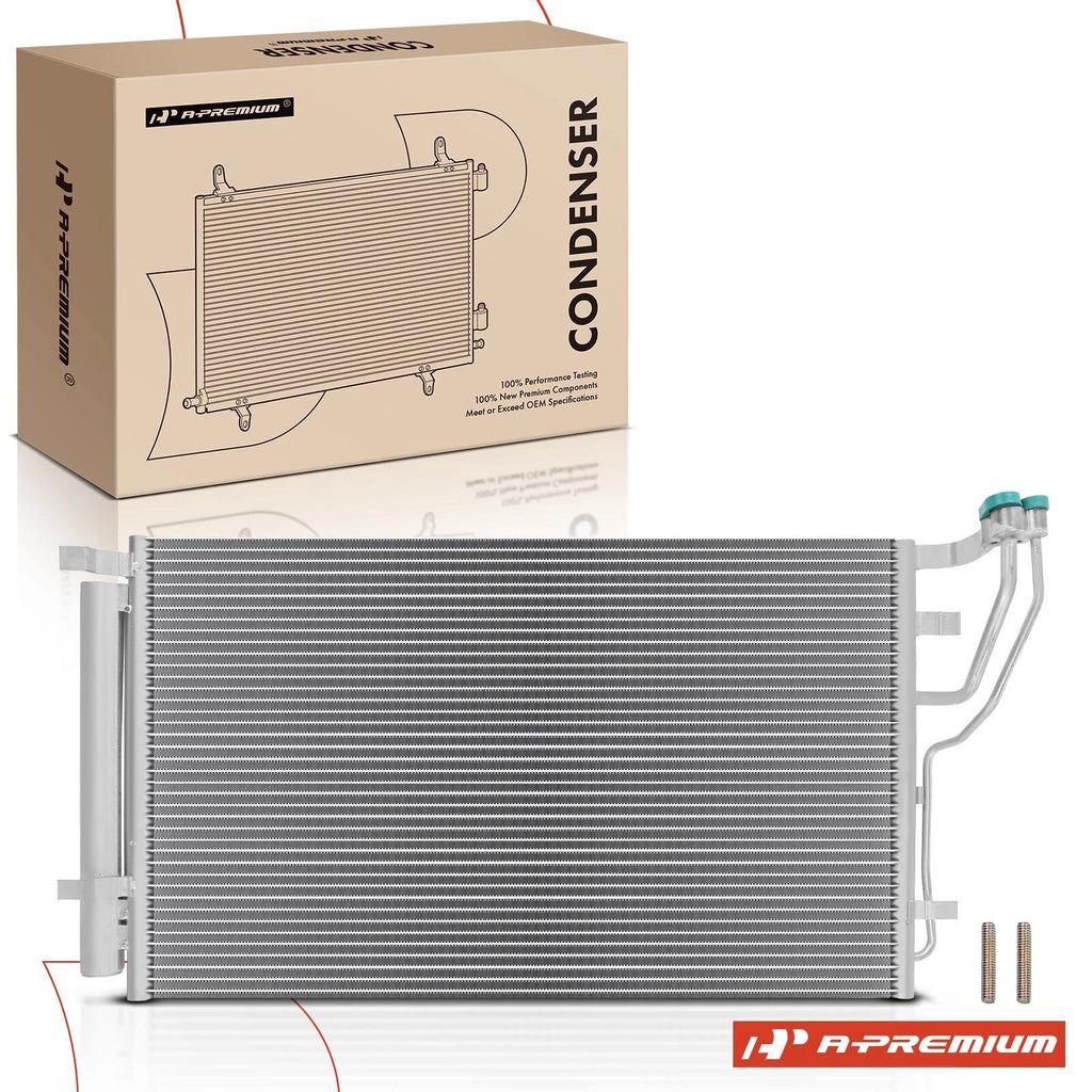 A/C Condenser with Bracket & Receiver Drier for Kia Optima (2016–2016)