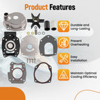 Impeller Water Pump Kit for Mercury Mariner (1996–2006)