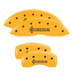 Yellow Brake Caliper Covers for 2016–2018 Lincoln MKX by MGP