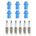 Set of 6 Platinum Spark Plugs & Ignition Coil Boot Kit for GS300 SC300 (1992–2005)