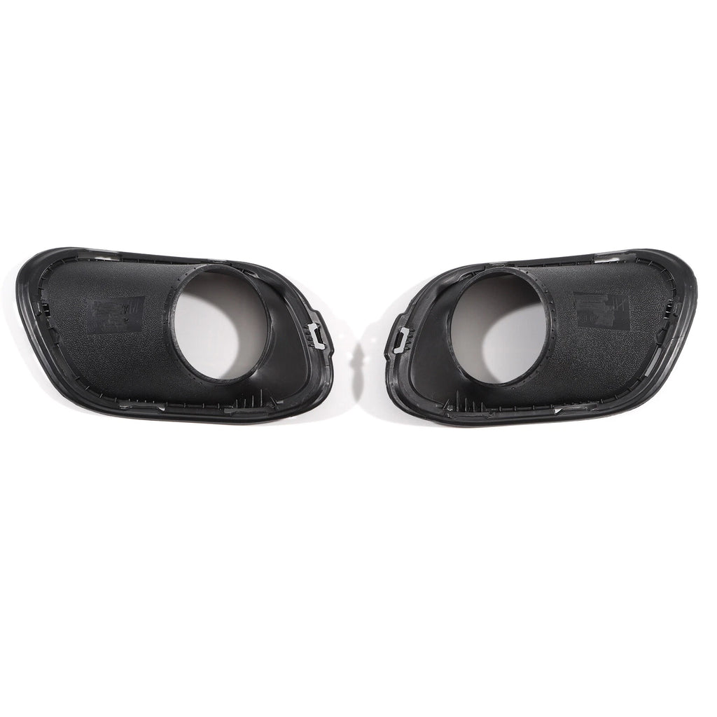 Set of 2 Front Bumper Fog Light Lamp Cover Bezels for Jeep Cherokee (2014–2018)