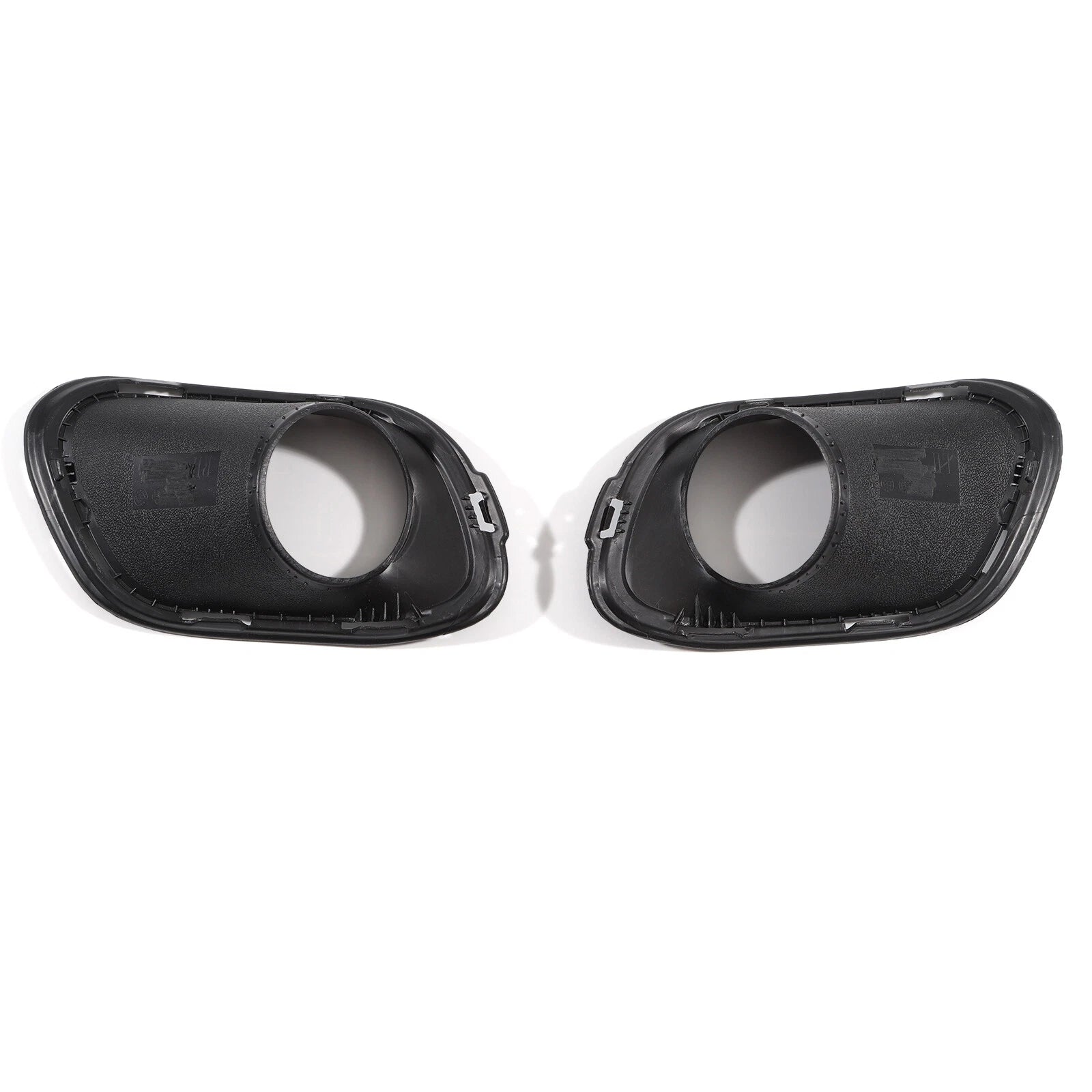 Set of 2 Front Bumper Fog Light Lamp Cover Bezels for Jeep Cherokee (2014–2018)