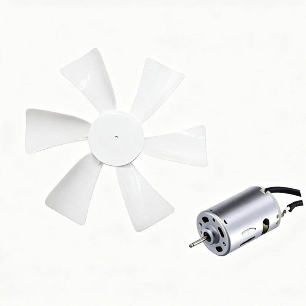 6 Inch RV Ventilation Fan Blades with 12V D Shaft Motor for Jensen Ventline