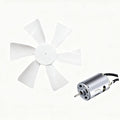 6 Inch RV Ventilation Fan Blades with 12V D Shaft Motor for Jensen Ventline