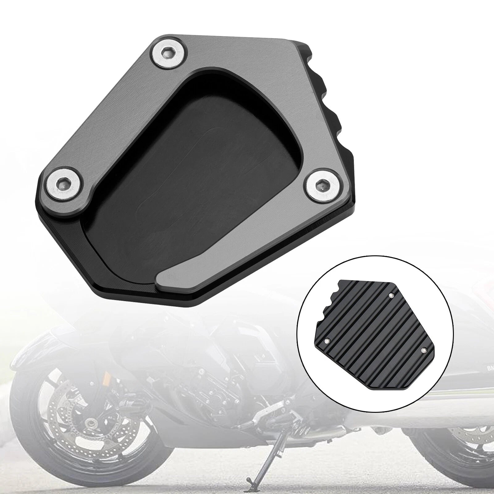 Kickstand Enlarger Plate Pad for BMW K1600 (2016–2022) A9