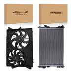Radiator and Cooling Fan Assembly for Ford Flex, Lincoln MKT (2013–2019)
