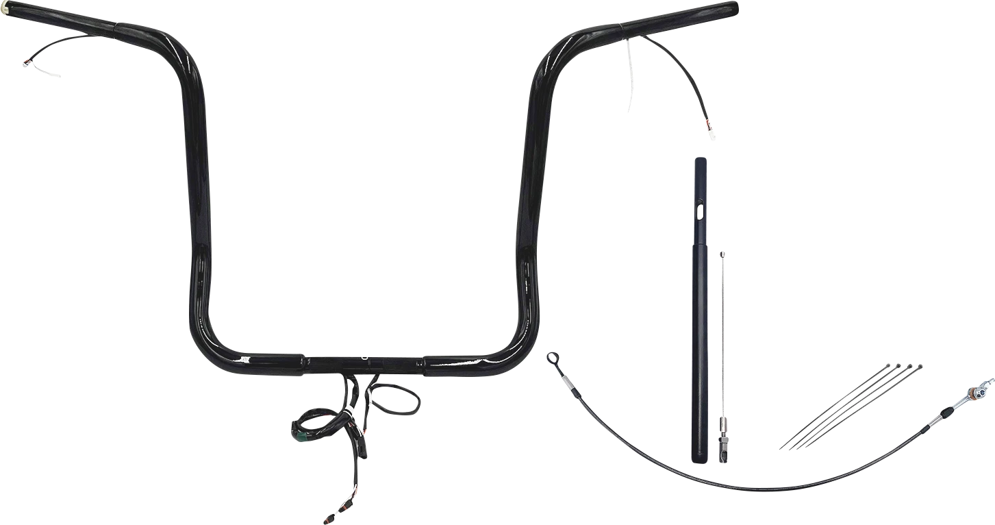 1-1/4" Pointed Top Handlebar Kit for Harley Davidson (16")