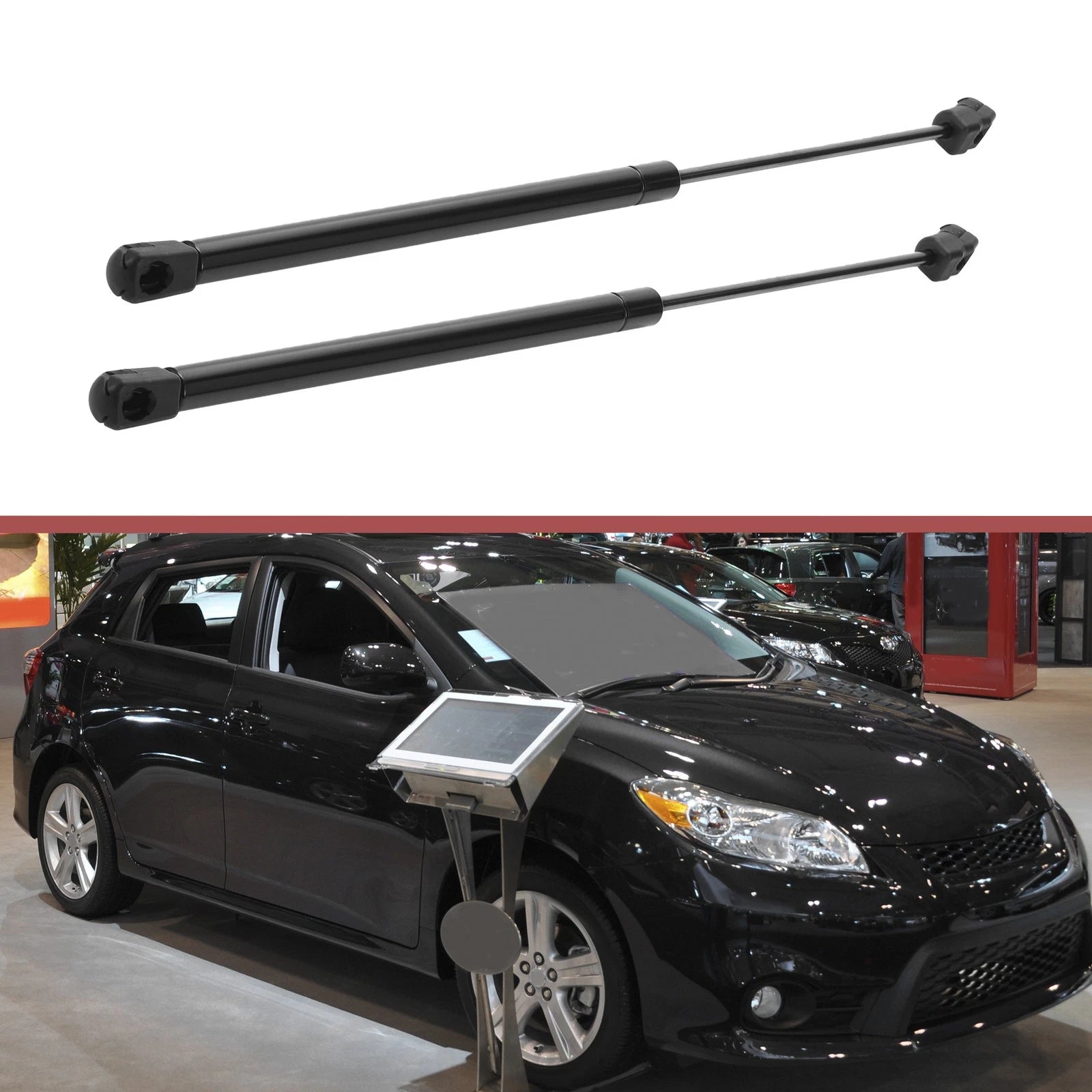 2X Rear Window Lift Supports for Toyota Matrix (2003–2008)