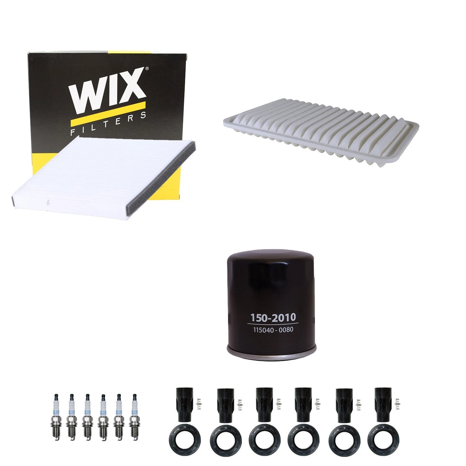 Tune Up Kit with NGK 6 Spark Plugs & Boots for Camry ES330 Sienna Solara (2002–2006)
