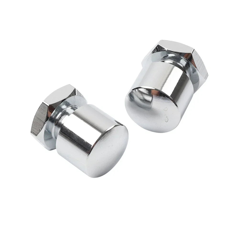 Vintage Chrome Solo Seat Nuts for Harley Touring Road Glide (2008-2023)