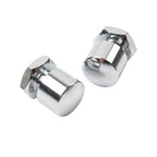Vintage Chrome Solo Seat Nuts for Harley Touring Road Glide (2008-2023)