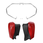 Engine Guard Crash Bar & Ruby Lower Vented Fairings for Indian Chieftain (2019–2025)