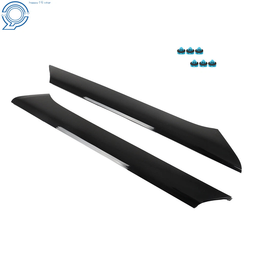 Windshield Trim Set for Ford Flex (2009-2018) Black