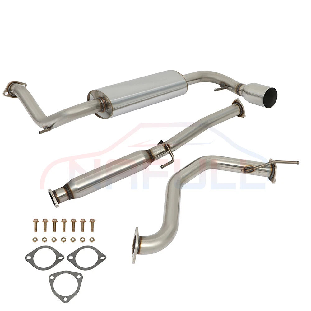 4" Rolled Muffler Tip for Honda CRX CR-X (1988–1991) Stainless Exhaust