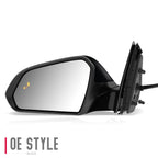 Powered Adjust Heated Driver Side Door Mirror Left for Hyundai Sonata (2018–2019) HY1320238