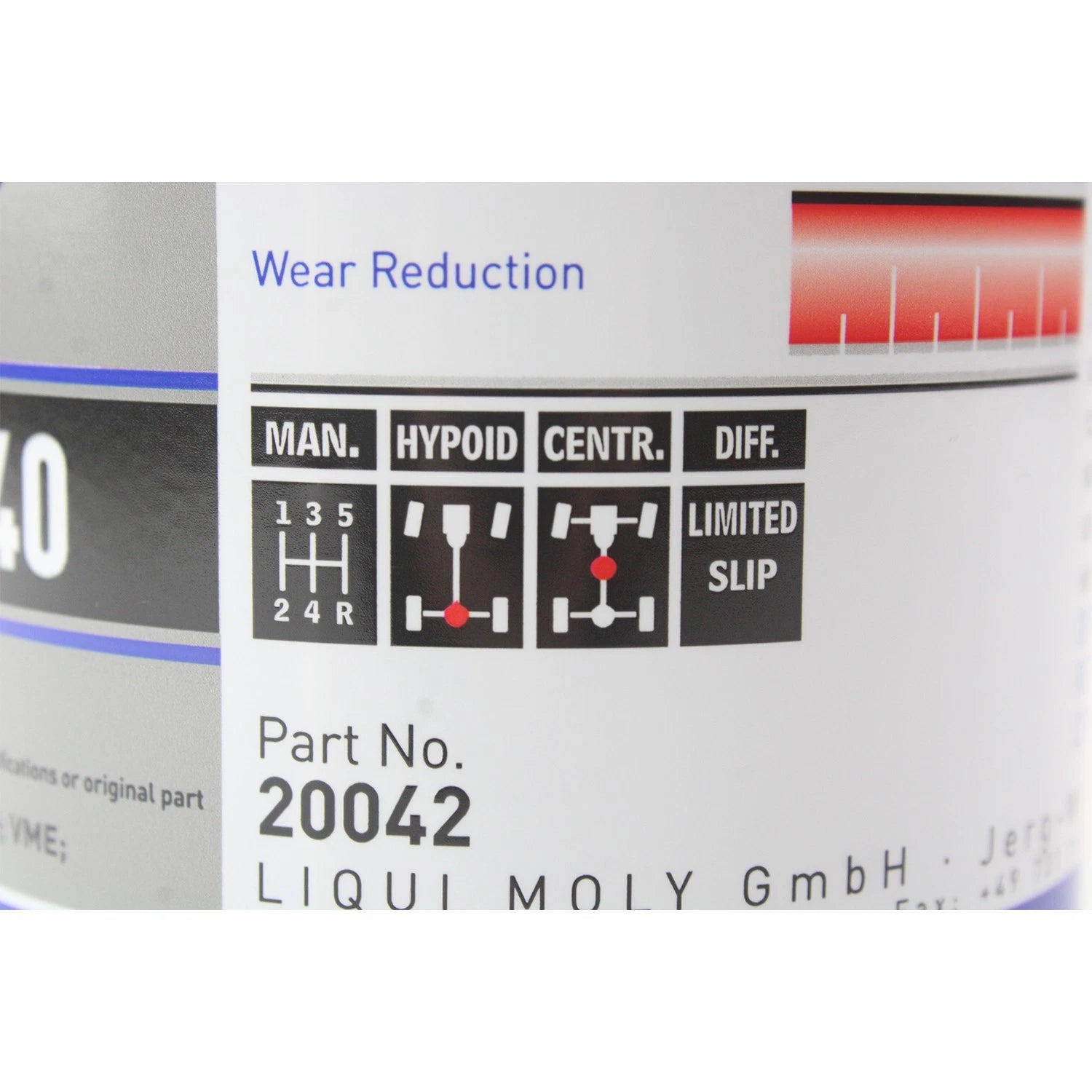 Liqui Moly 20042 Fully Synthetic Hypoid Gear Oil GL5 LS SAE 75W-140 (1 L)