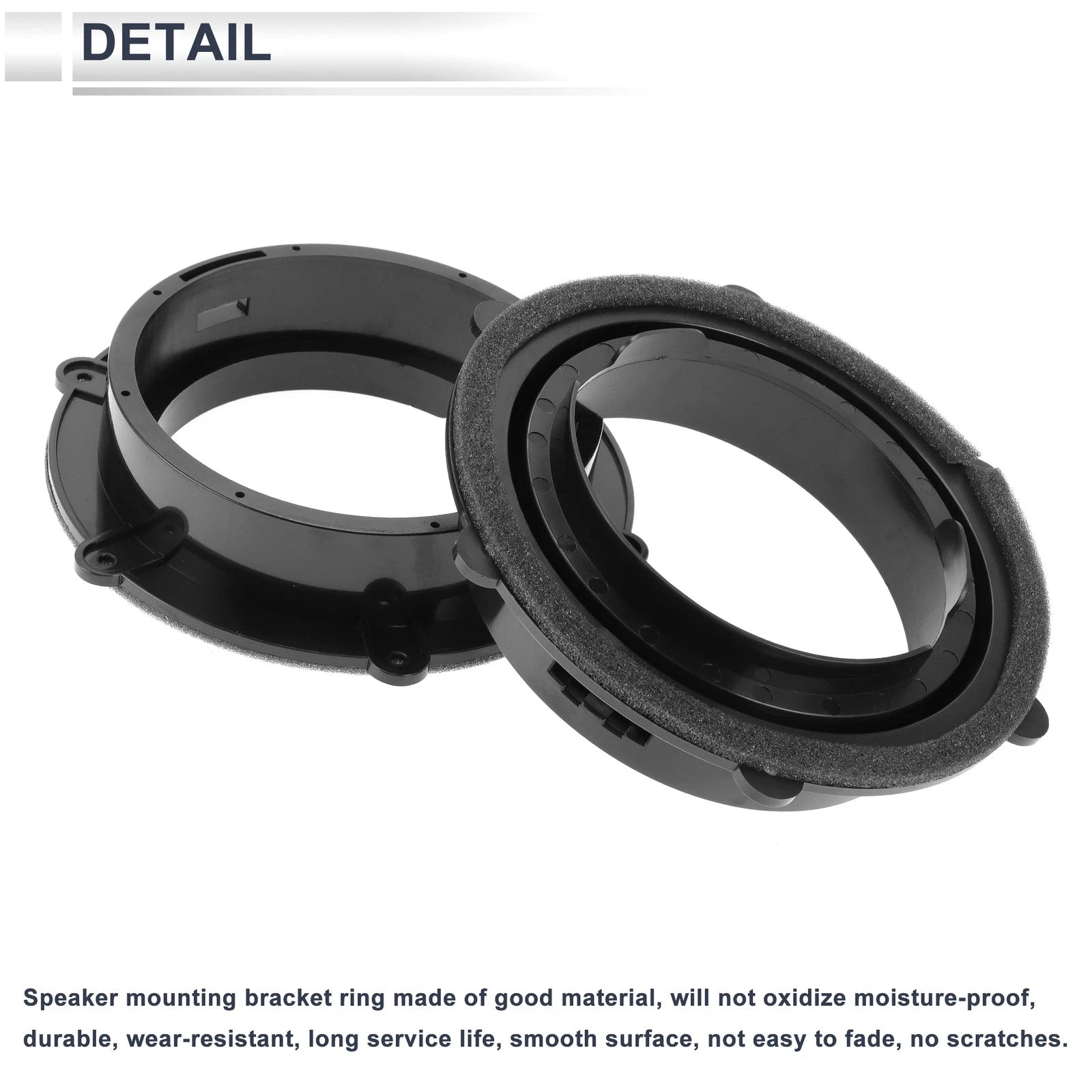 Set of 2 Speaker Spacer Rings for Volkswagen 6.5" 