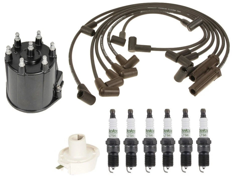 ACDelco Ignition Kit for Chevy G30 (1996) - Rotor, Cap, Wires, Spark Plugs