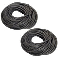 2 Rolls Rubber Rope 7/16" for Truck Trailer Tarp Tie Down (300')