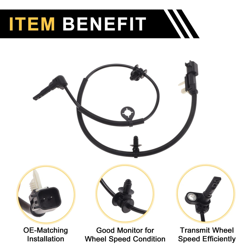 ABS Wheel Speed Sensor No. 13379168 for Buick Envision (2018–2020) Rear Left