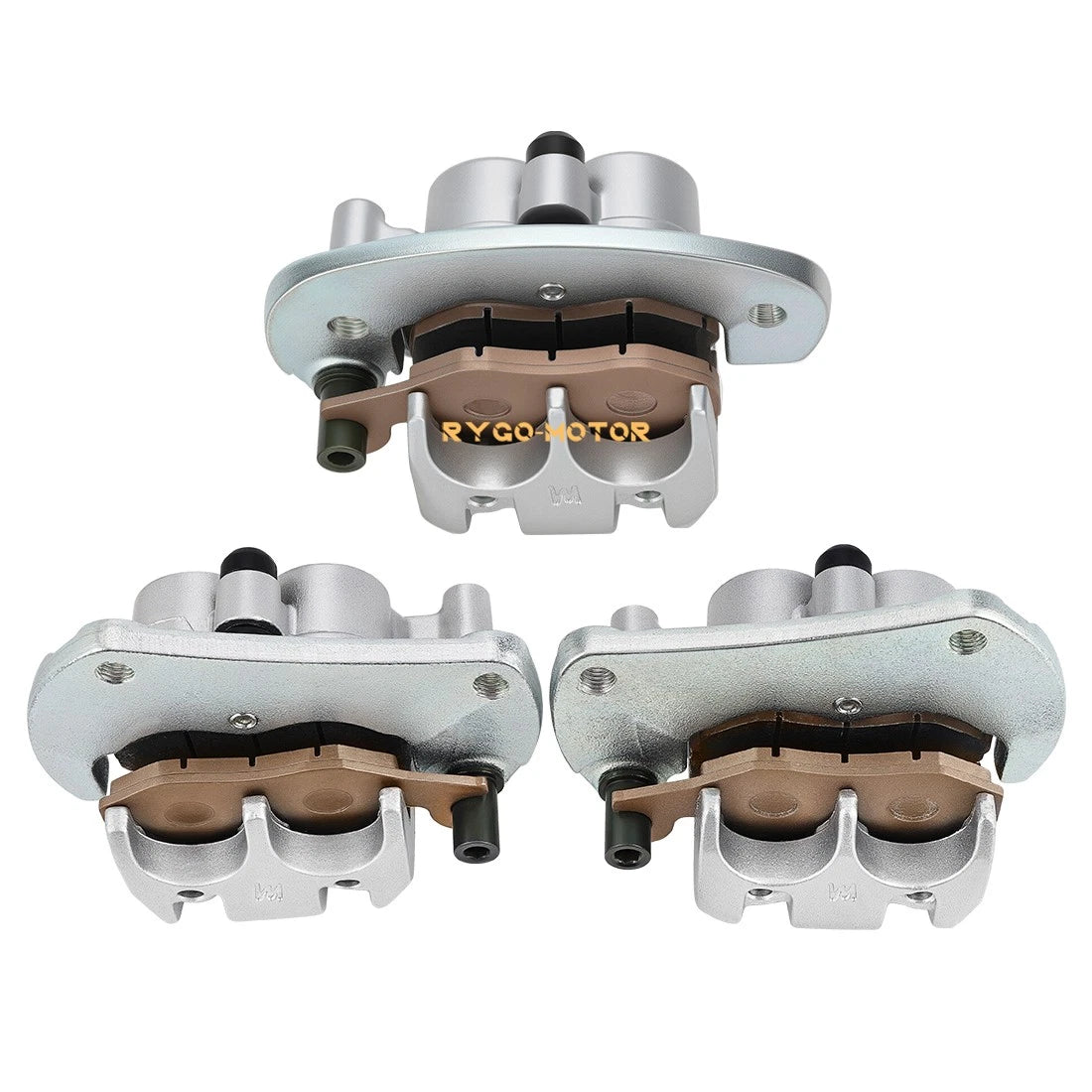 Front & Rear Brake Calipers w/Pads for Can-Am Commander 1000 2011–2018