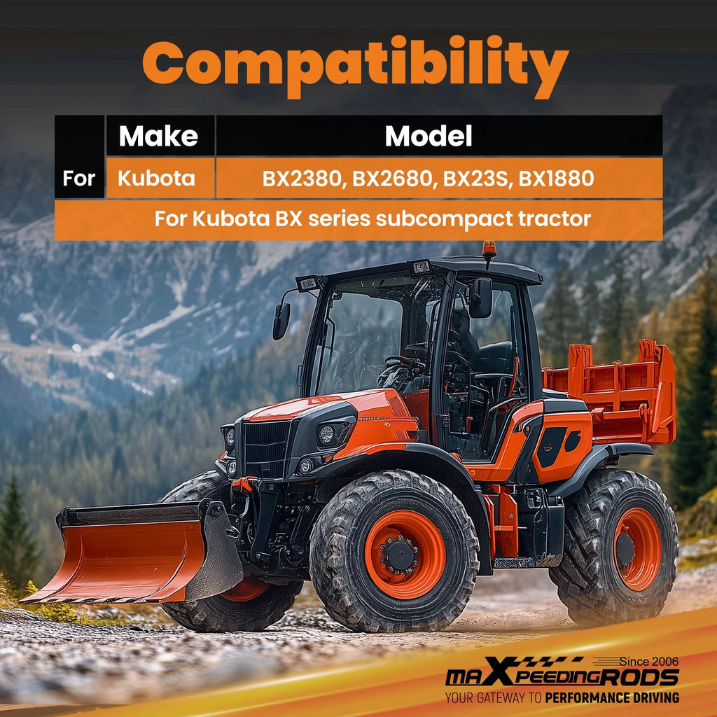 2 Inch Bolt-On Trailer Hitch for Kubota BX Series