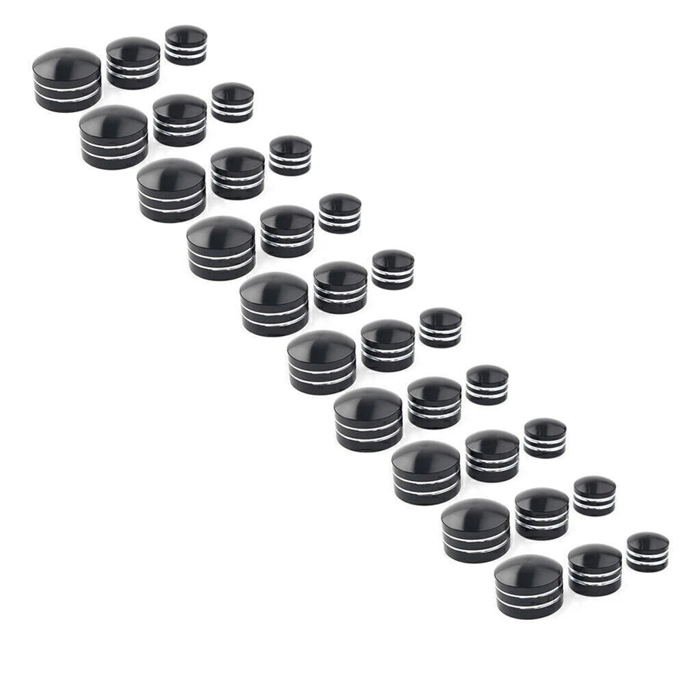 10X Inner 9mm Motor Bolt Topper Caps for Harley Dyna V-Rod