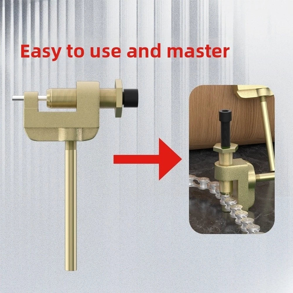 Bike Chain Breaker Tool for Universal Use (Ergonomic Grip, Alloy Steel)