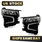 Full LED Headlight Lamp Set for Chevy Tahoe/Suburban (2021–2024)