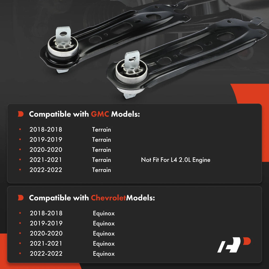 2X Rear Trailing Arm for Chevrolet Equinox GMC Terrain (2018â2022)
