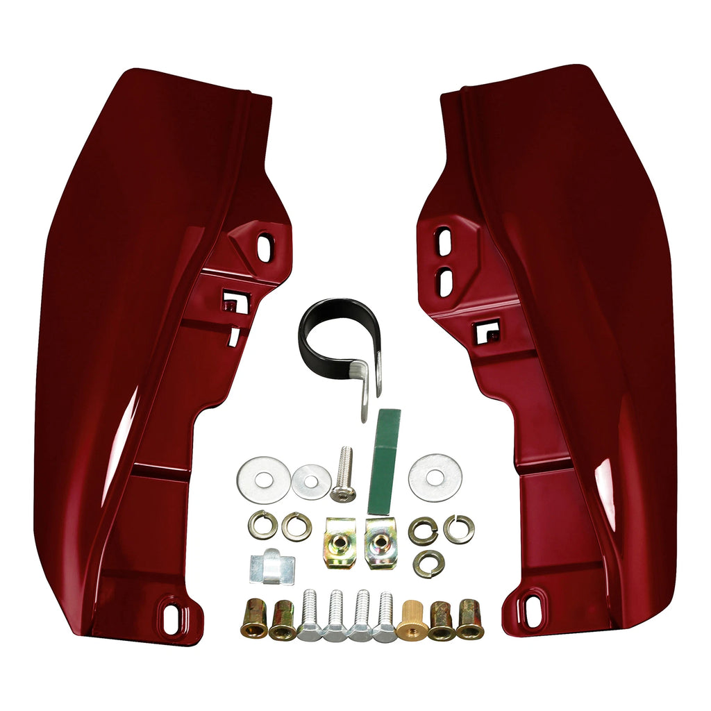 Mid Frame Deflectors for Harley Touring Street Road Glide (2009–2023) Billiard Red