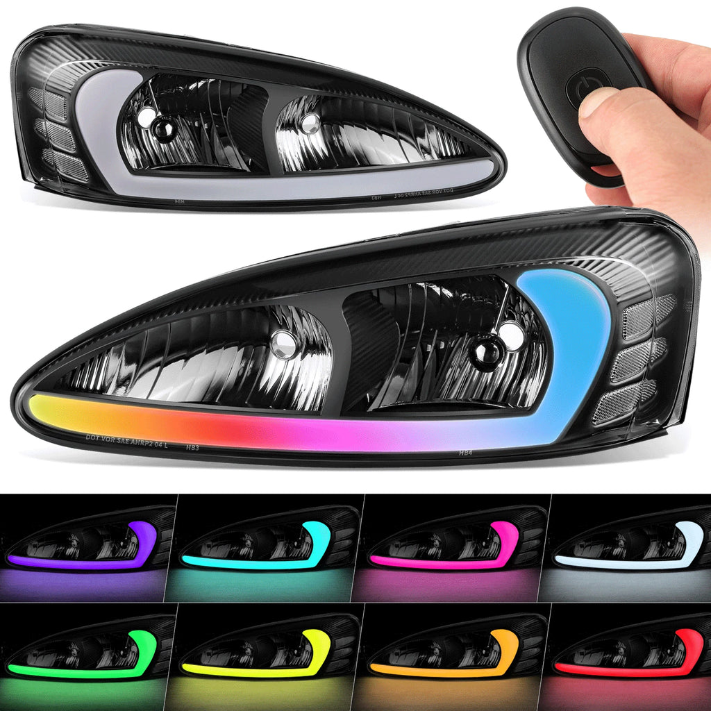 3D LED Bar Headlights for Pontiac Grand Prix (2004–2008)