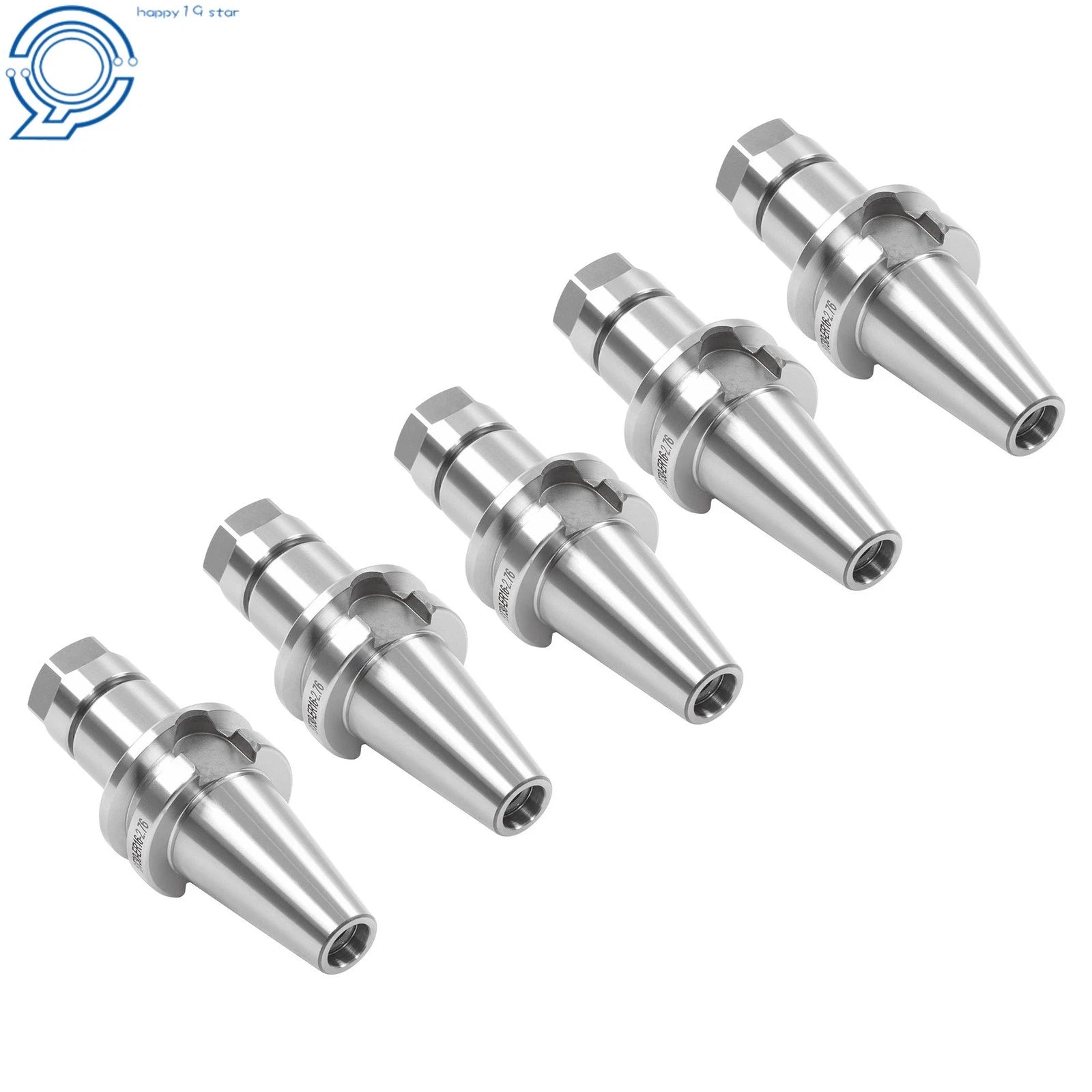 5 Pc BT30 ER16 Precision Collet Chuck for CNC Machines (70mm, 12000RPM)