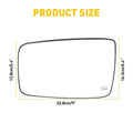 Power Heated Exterior Signal Mirror Glass for Dodge Ram 1500 2500 (2002–2010)