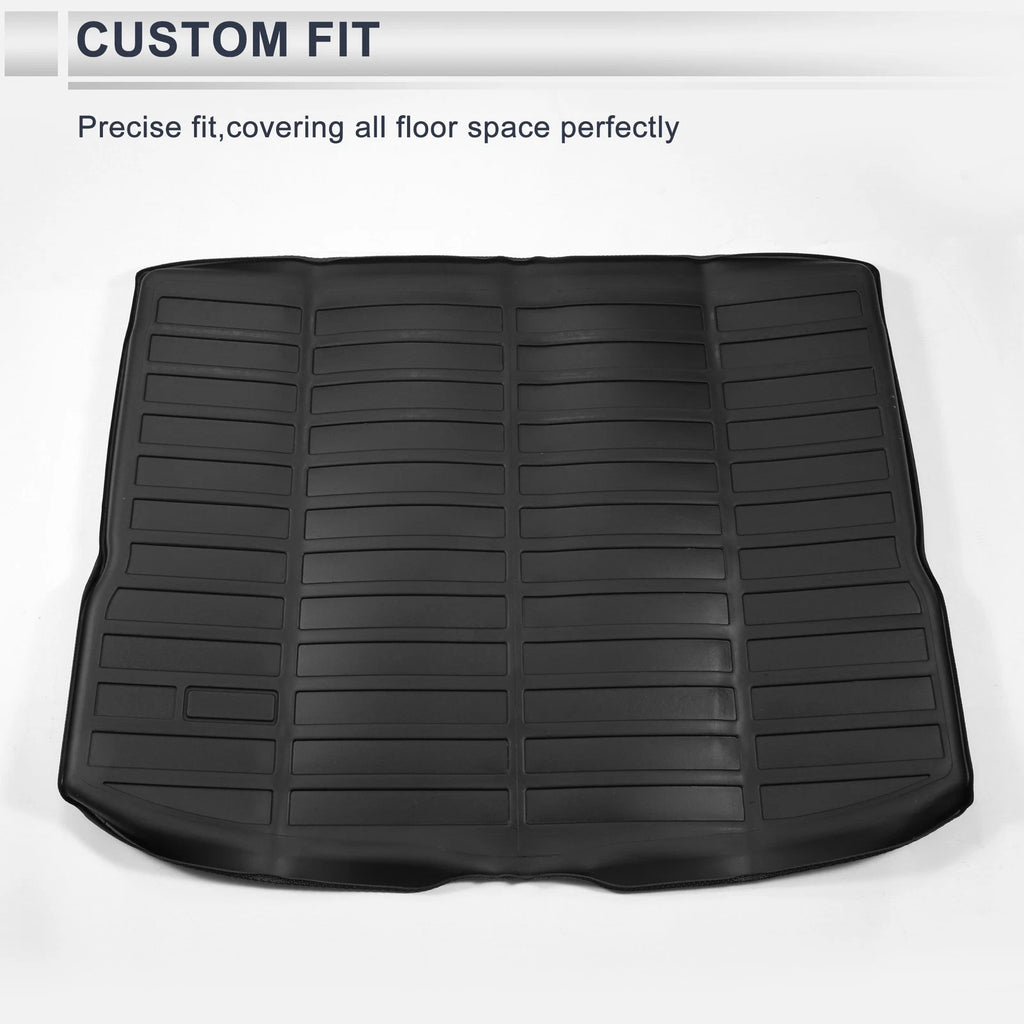 Cargo Liner Rear Trunk Mat for Kia Niro EV (2023–2024) TPE Black Long Grid