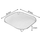 Crispi Crisper Tray for Air Fryer (20.4x20.4x2.3cm)
