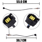 Set of 4 O2 Oxygen Sensors for Chrysler Dodge Jeep (2004–2012)