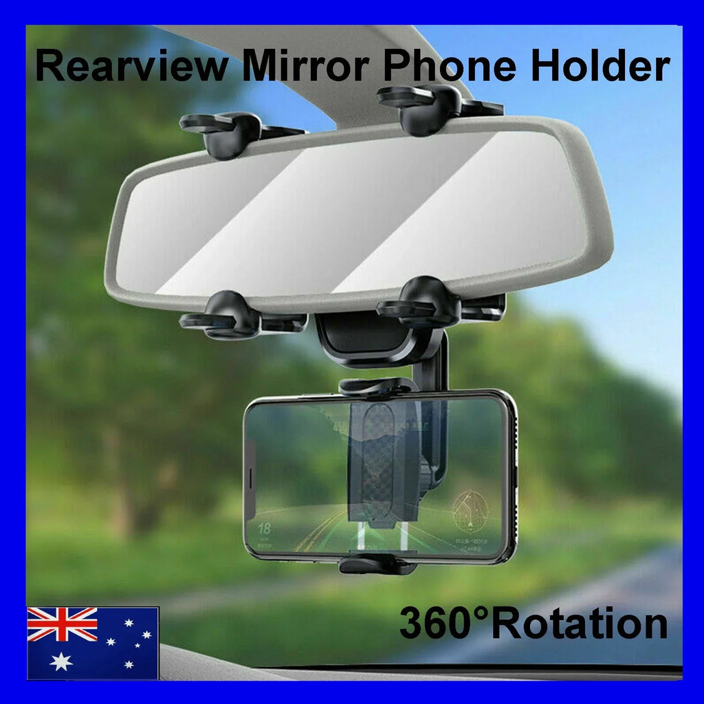 Universal Auto Rear-view Mirror Mount Holder for Cell Phone GPS