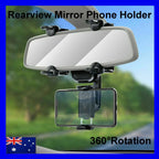 Universal Auto Rear-view Mirror Mount Holder for Cell Phone GPS