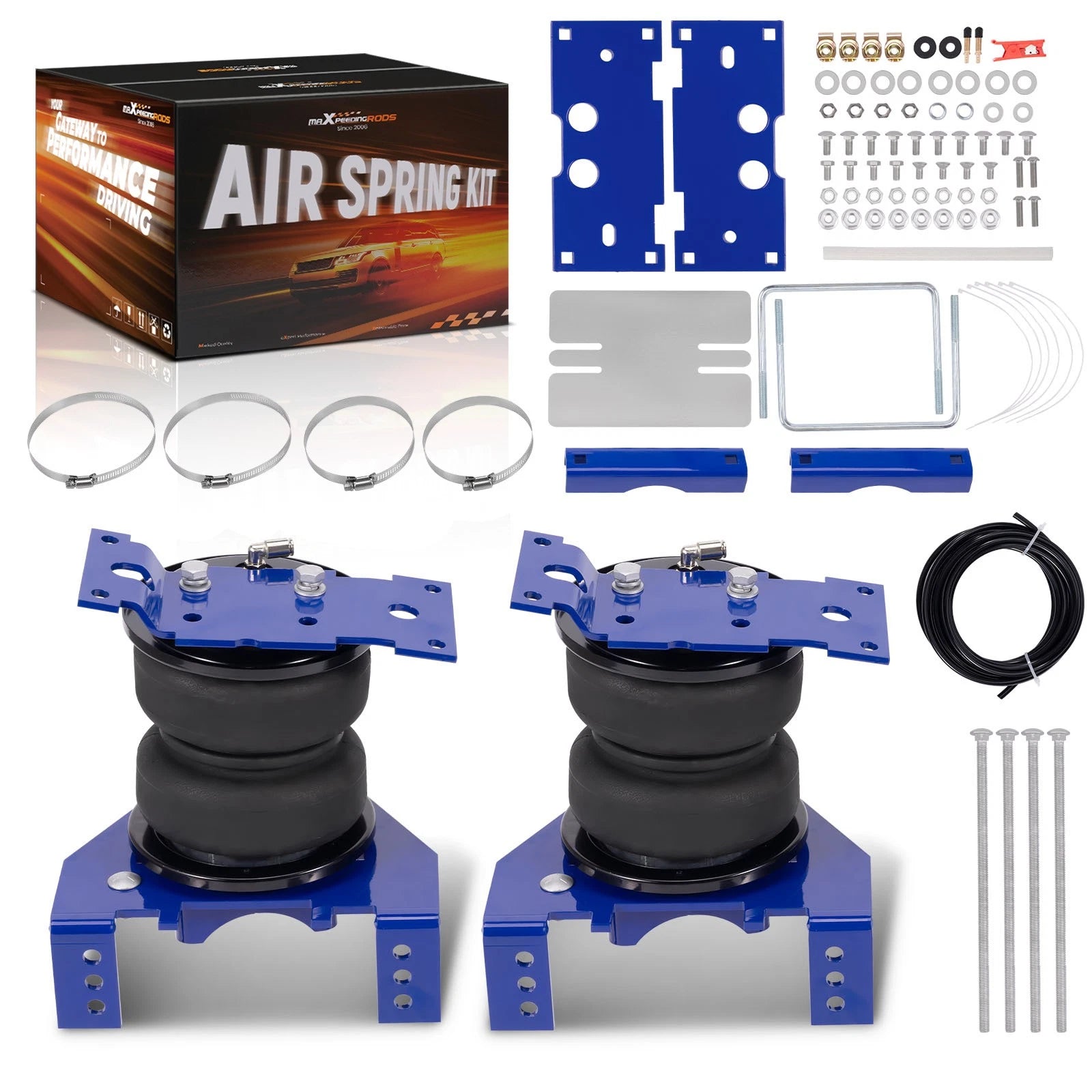 Rear Air Helper Spring Bag Leveling Kit for Ford F-350 Super Duty (2020–2022)