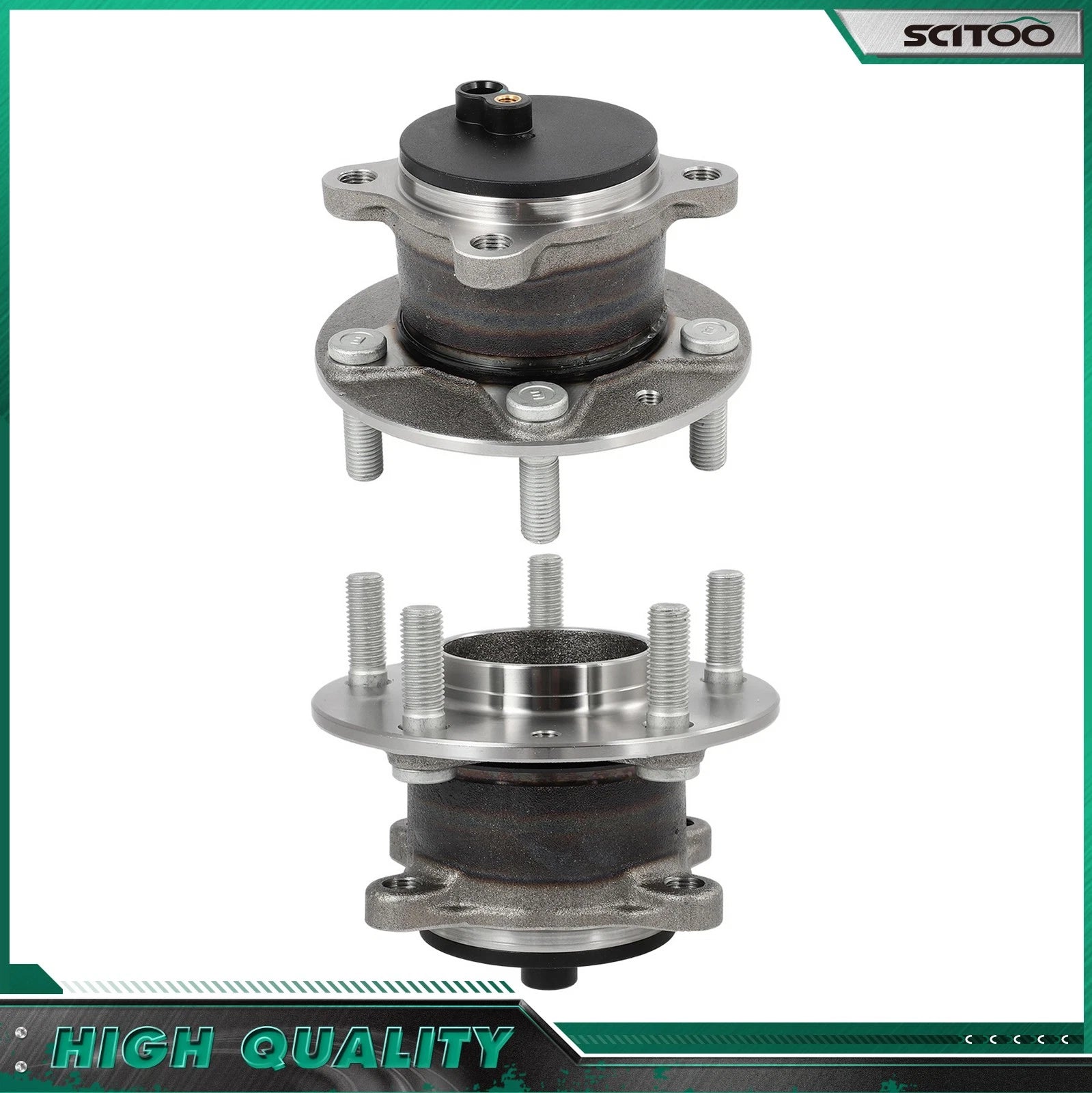 2 Rear Wheel Bearing Hub Assembly for Mazda 3 CX-3 (2019–2021) BCKE2615X