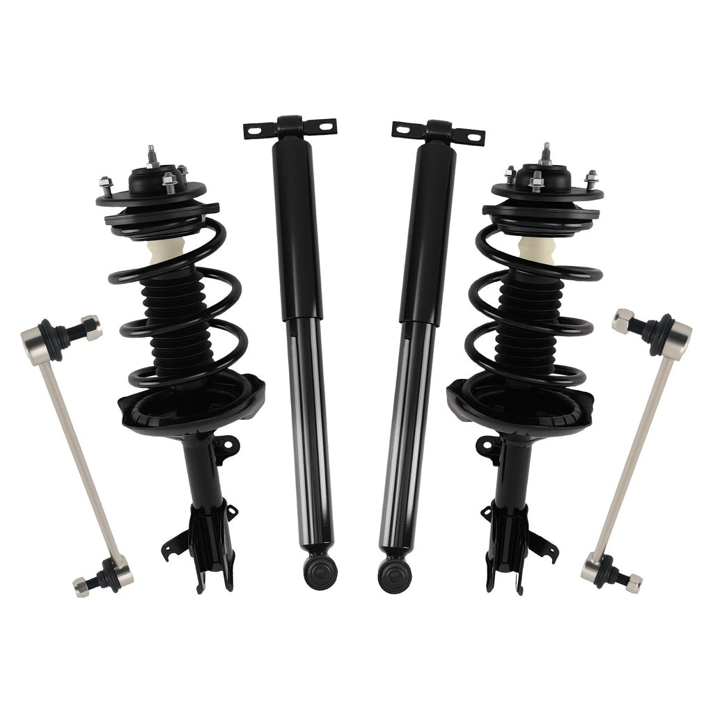 Set of 2 Front Struts Shock w/Coil Sway Bars for Honda Odyssey (2005–2007)