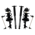 Set of 2 Front Struts Shock w/Coil Sway Bars for Honda Odyssey (2005–2007)