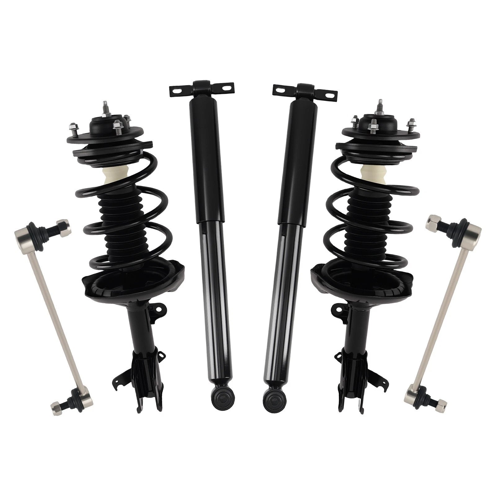 Set of 2 Front Struts Shock w/Coil Sway Bars for Honda Odyssey (2005–2007)
