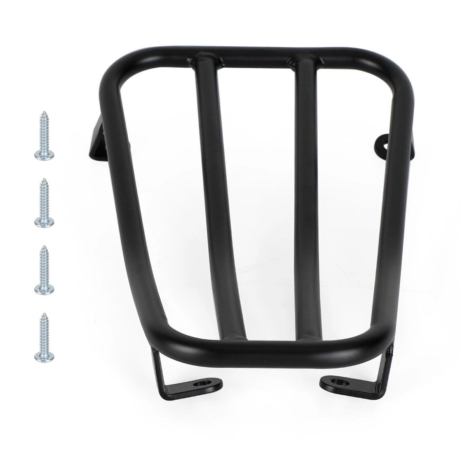 Matt Black Floor Board Luggage Carry Support Rack for Vespa GTS GTV GTL (2008–2023)