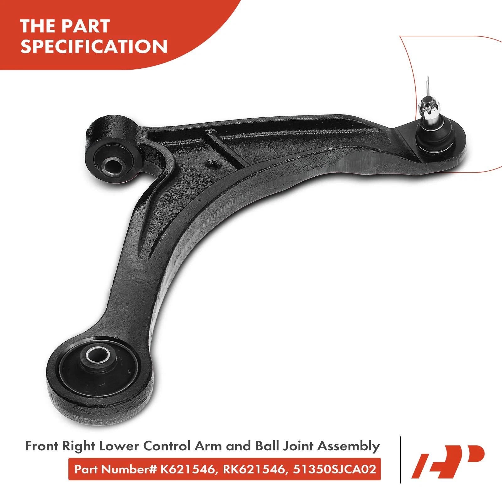 Set of 4 Front Lower Control Arm Sway Bar Links for Honda Ridgeline (2006–2014)