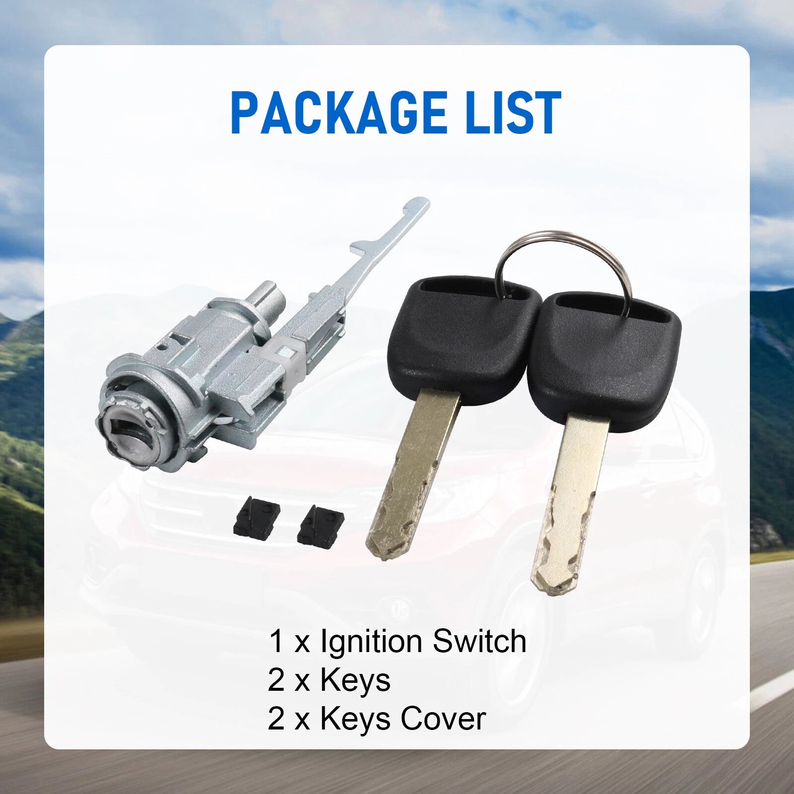 Ignition Switch Cylinder Lock for Honda Accord Acura (2002-2014) with 2 Keys