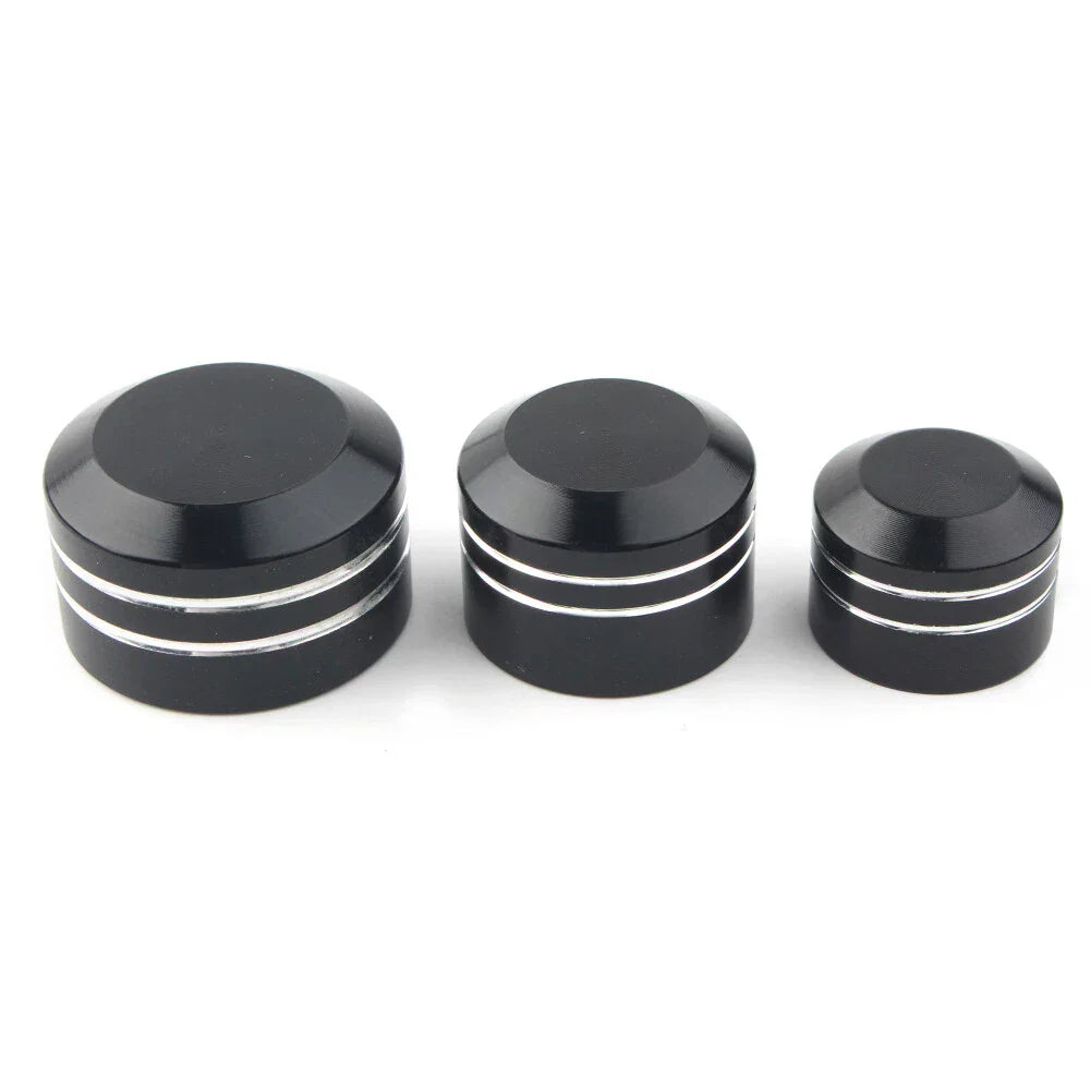 10 x Black CNC Inner 9/11/13mm Motor Bolt Topper Caps for Harley
